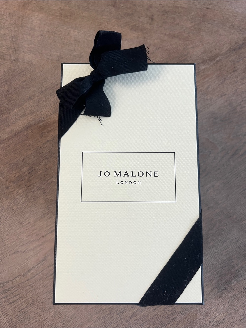 Jo Malone London Cream Box with Black Ribbon